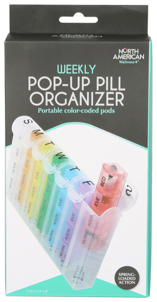 Thumbnail 1: North American Wellness Pop-up Pill Organizer 