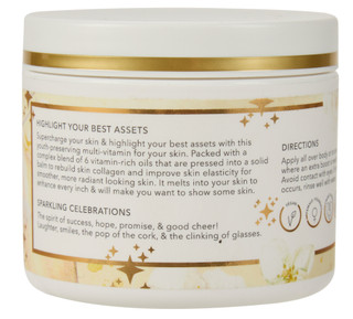 Thumbnail 2: Nakery 3.4 oz Sparkling Celebrations Pressed Body Oil Melt 