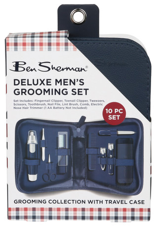 Thumbnail 1: Ben Sherman Men's 10 Pc Deluxe Grooming Set 