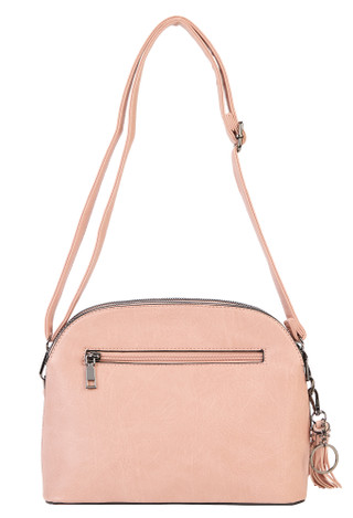 Thumbnail 3: SAM & HADLEY Studded Flower Crossbody w/Tassel Bag Charm 