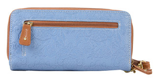 Thumbnail 3: Stone Mountain Cornell Embossed Zip Around Wallet w/Wristlet 