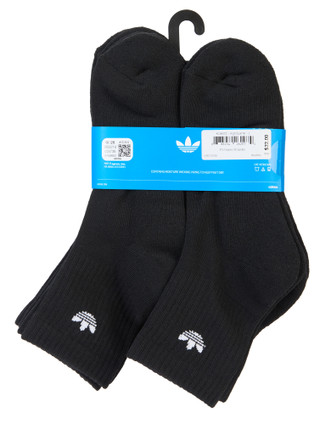 Thumbnail 2: Adidas Men's 6 Pk High Quarter Socks 