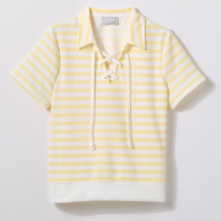 Thumbnail 1: Cupio Women's Stripe Polo Top 