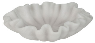Thumbnail 1: Three Hands 12 in Scallop Shape Bowl Decor 
