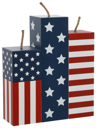 Thumbnail 1: MAISON ROUGE 14 In Americana Firework Home Accent 