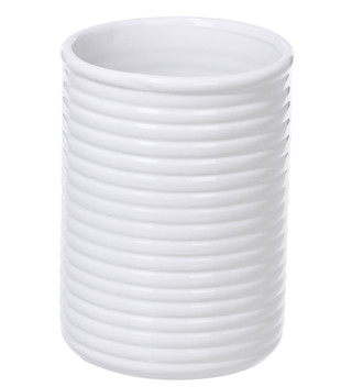 Thumbnail 1: MARKET FINDS Ceramic Ribbed Utensil Holder  