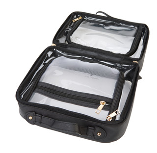 Thumbnail 2: Luxe & Willow Double Sided Travel Cosmetic Bag 