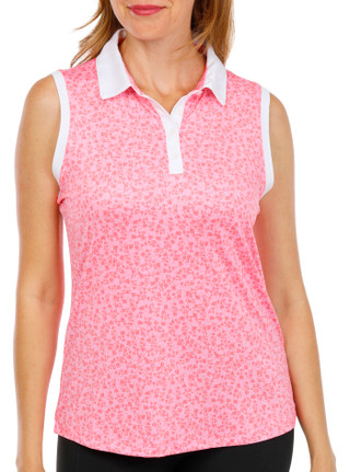 Thumbnail 1: IZOD Women's Active Shell Print Ally Golf Top 