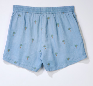 Thumbnail 2: Philosophy Plus Embroidered Palm Tree Shorts 
