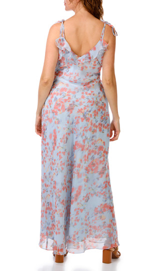 Thumbnail 4: Steve Madden Women's Printed Chiffon Maxi Dress 