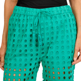 Thumbnail 2: SURF GYPSY Women's Box Eyelet Swim Cover Up Pants 