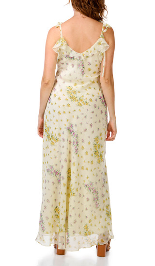Thumbnail 3: Steve Madden Women's Printed Chiffon Maxi Dress 