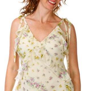Thumbnail 4: Steve Madden Women's Printed Chiffon Maxi Dress 