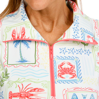 Thumbnail 2: SIMPLY SOUTHERN Women's Sleeveless Outdoor Lobster Print Dress 