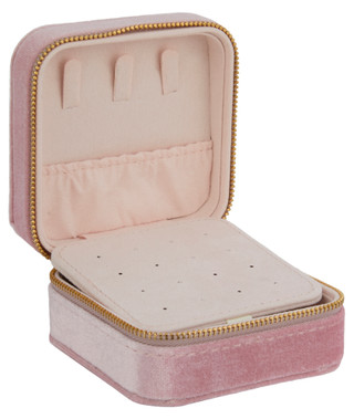 Thumbnail 3: Mulberry & Broome Womens Initial K Velvet Travel Case 