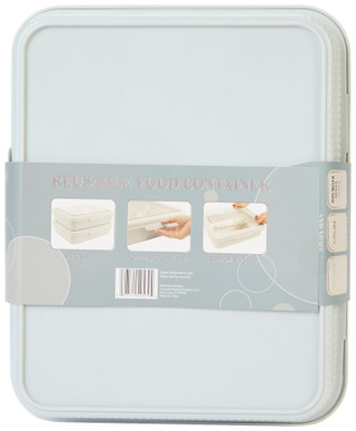 Thumbnail 2: GOURMET HOME PRODUCTS Glacier 95oz Reusable Food Container with Tong 