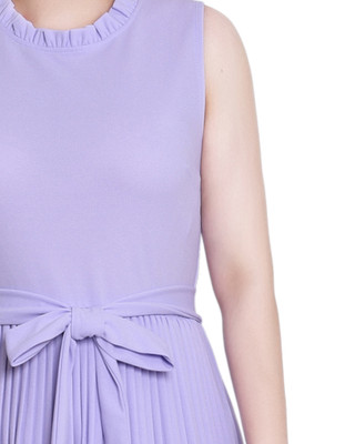 Thumbnail 4: NY COLLECTION NY Collection Womens Solid Sleeveless Crepe Dress 
