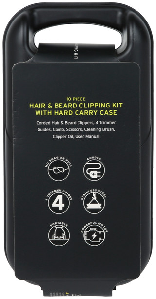 Thumbnail 2: Eddie Bauer Eddie Bauer 10-Piece Hair & Beard Clipping Kit 