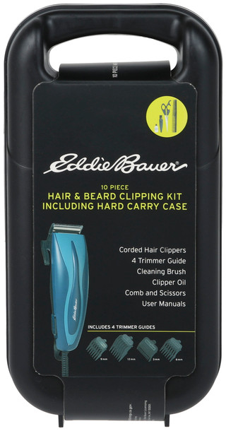 Thumbnail 1: Eddie Bauer Eddie Bauer 10-Piece Hair & Beard Clipping Kit 
