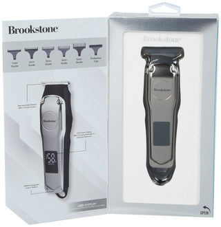 Thumbnail 2: Brookstone Brookstone Men's Metallic Cordless T-Blade Hair Trimmer 