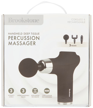 Thumbnail 1: Brookstone Brookstone Handheld Deep Tissue Percussion Massager 