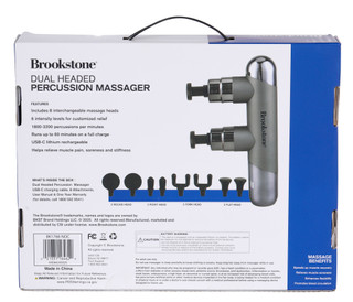 Thumbnail 2: Brookstone Brookstone Dual Headed Percussion Massager 