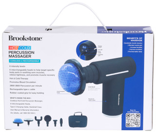 Thumbnail 2: Brookstone Brookstone Hot Cold Percussion Massager 