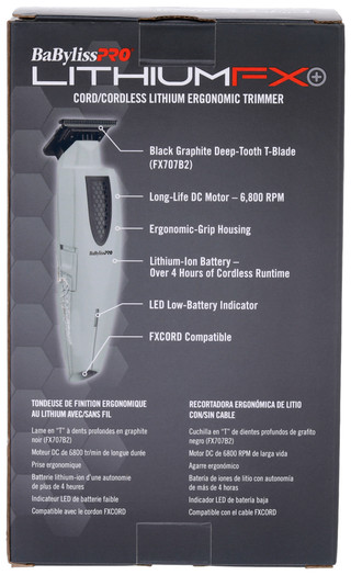 Thumbnail 6: Babyliss BaByliss Pro Mens Lithium FX Limited Edition Trimmer 