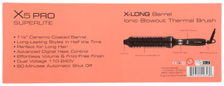 Thumbnail 3: . X5 Pro XLong Iconic Blowout Thermal Brush 