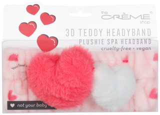 Thumbnail 1: Creme Shop The Creme Shop Pink Hearts Spa Teddy Headband 
