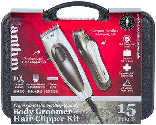 Thumbnail 1: Manthm Manthm 15-Piece Body Groomer & Hair Clipper Kit 