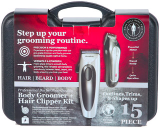 Thumbnail 2: Manthm Manthm 15-Piece Body Groomer & Hair Clipper Kit 