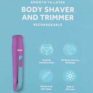 Thumbnail 3: Bliss Bliss Rechargeable Body Shaver and Trimmer 