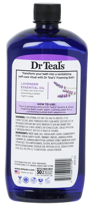 Thumbnail 2: Dr Teals Dr Teals 34 oz Soothe & Sleep Lavender Foaming Bath 