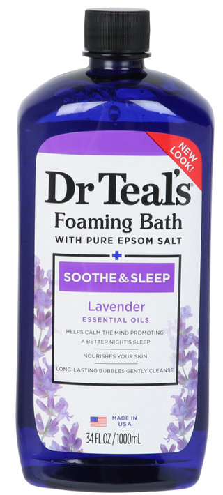 Thumbnail 1: Dr Teals Dr Teals 34 oz Soothe & Sleep Lavender Foaming Bath 