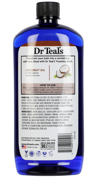 Thumbnail 2: Dr Teals Dr Teals 34 oz Nourish & Protect with Coconut Foaming Bath 