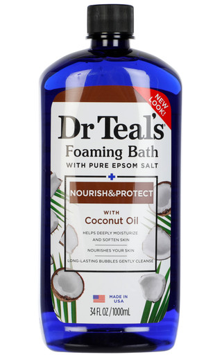 Thumbnail 1: Dr Teals Dr Teals 34 oz Nourish & Protect with Coconut Foaming Bath 