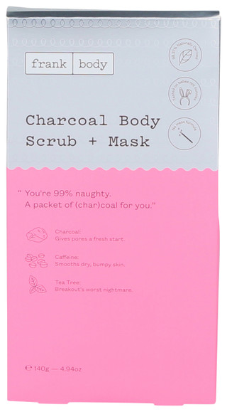 Thumbnail 1: . Frank Body 4.94 oz Charcoal Body Scrub + Mask 