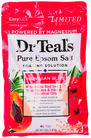 Thumbnail 1: Dr Teals Dr Teals Pure Epsom Salt Soaking Solution Hawaiian Bliss 