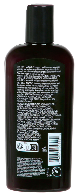Thumbnail 2: American Crew American Crew 8.4 oz 3-in-1 Classic Body Wash 