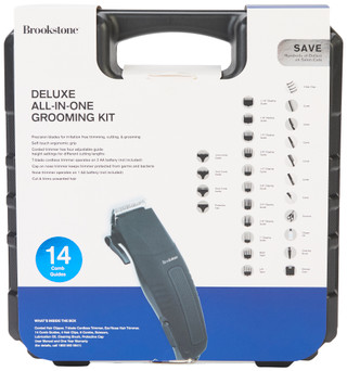 Thumbnail 2: Brookstone Brookstone 32 Pc Deluxe All-In-One Grooming Kit 