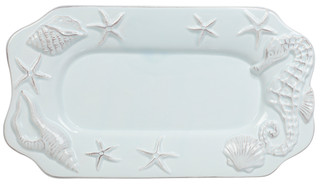 Thumbnail 2: BLUE SKY 12 In Coastal Oblong Tray 