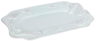 Thumbnail 1: BLUE SKY 12 In Coastal Oblong Tray 