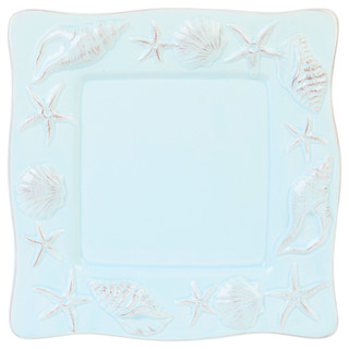 Thumbnail 1: BLUE SKY 11 In Square Coastal Plate 
