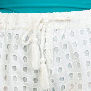 Thumbnail 3: SURF GYPSY Women's Eyelet Box Swim Cover-Up Shorts 
