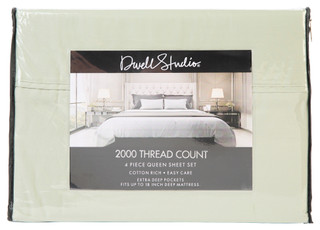 Thumbnail 1: DWELL Queen Size 4 Pc Sheet Set 