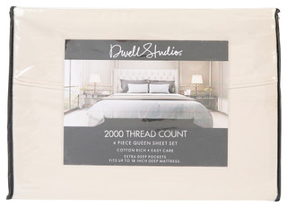 Thumbnail 1: DWELL Queen Size 4 Pc Sheet Set 