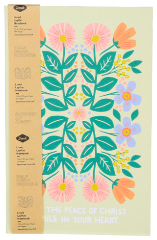 Thumbnail 1: DENIK Faithful Floral Classic Layflat Notebook 
