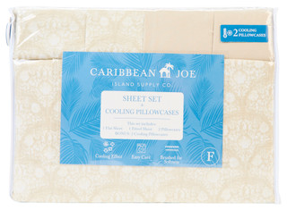 Thumbnail 1: Caribbean Joe 6 Pc Shell Medallion Full Sheet Set 