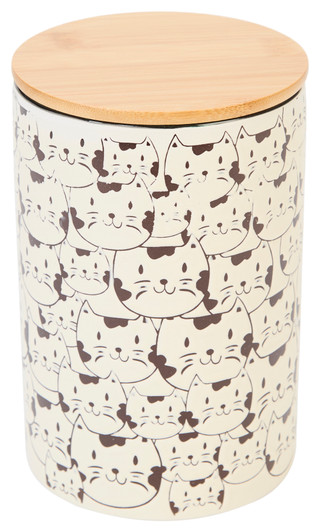 Thumbnail 1: BLUE SKY 8 in Cat Face Repeat Canister 
